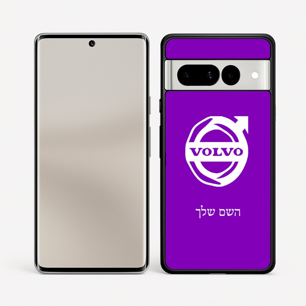 כיסוי בעיצוב אישי עם השם שלך לדגם - Google Pixel 7 Pro 5G בעיצוב וולוו