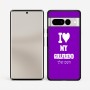 כיסוי בעיצוב אישי עם השם שלך לדגם - Google Pixel 7 Pro 5G בעיצוב אוהב את החברה שלי