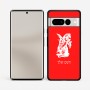 כיסוי בעיצוב אישי עם השם שלך לדגם - Google Pixel 7 Pro 5G בעיצוב ארנב מחזיק גזר