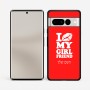 כיסוי בעיצוב אישי עם השם שלך לדגם - Google Pixel 7 Pro 5G בעיצוב לנשק את החברה שלי