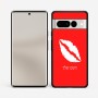 כיסוי בעיצוב אישי עם השם שלך לדגם - Google Pixel 7 Pro 5G בעיצוב שפתיים - נשיקה