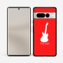 כיסוי בעיצוב אישי עם השם שלך לדגם - Google Pixel 7 Pro 5G בעיצוב גיטרה