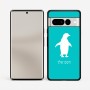 כיסוי בעיצוב אישי עם השם שלך לדגם - Google Pixel 7 Pro 5G בעיצוב פינגווין