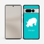 כיסוי בעיצוב אישי עם השם שלך לדגם - Google Pixel 7 Pro 5G בעיצוב קרנף