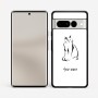 כיסוי בעיצוב אישי עם השם שלך לדגם - Google Pixel 7 Pro 5G בעיצוב חתול