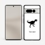 כיסוי בעיצוב אישי עם השם שלך לדגם - Google Pixel 7 Pro 5G בעיצוב דינוזאור