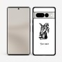 כיסוי בעיצוב אישי עם השם שלך לדגם - Google Pixel 7 Pro 5G בעיצוב ארנב מחזיק גזר