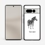 כיסוי בעיצוב אישי עם השם שלך לדגם - Google Pixel 7 Pro 5G בעיצוב זברה
