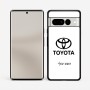 כיסוי בעיצוב אישי עם השם שלך לדגם - Google Pixel 7 Pro 5G בעיצוב טויוטה