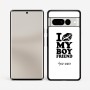 כיסוי בעיצוב אישי עם השם שלך לדגם - Google Pixel 7 Pro 5G בעיצוב נשקי את חבר שלי