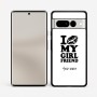 כיסוי בעיצוב אישי עם השם שלך לדגם - Google Pixel 7 Pro 5G בעיצוב לנשק את החברה שלי