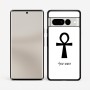 כיסוי בעיצוב אישי עם השם שלך לדגם - Google Pixel 7 Pro 5G בעיצוב אנק - מפתח החיים המצרי