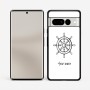 כיסוי בעיצוב אישי עם השם שלך לדגם - Google Pixel 7 Pro 5G בעיצוב הגה - קפטן - ים