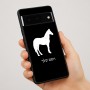 כיסוי בעיצוב אישי עם השם שלך לדגם - Google Pixel 7 Pro 5G בעיצוב סוס
