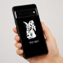 כיסוי בעיצוב אישי עם השם שלך לדגם - Google Pixel 7 Pro 5G בעיצוב ארנב מחזיק גזר
