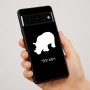 כיסוי בעיצוב אישי עם השם שלך לדגם - Google Pixel 7 Pro 5G בעיצוב קרנף
