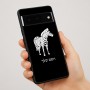 כיסוי בעיצוב אישי עם השם שלך לדגם - Google Pixel 7 Pro 5G בעיצוב זברה