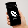 כיסוי בעיצוב אישי עם השם שלך לדגם - Google Pixel 7 Pro 5G בעיצוב שפתיים - נשיקה
