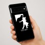 כיסוי בעיצוב אישי עם השם שלך לדגם - Google Pixel 7 Pro 5G בעיצוב אישה רוקדת עם גבר