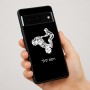 כיסוי בעיצוב אישי עם השם שלך לדגם - Google Pixel 7 Pro 5G בעיצוב רוכב טרקטורונים