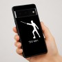 כיסוי בעיצוב אישי עם השם שלך לדגם - Google Pixel 7 Pro 5G בעיצוב לוחם סייף