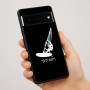 כיסוי בעיצוב אישי עם השם שלך לדגם - Google Pixel 7 Pro 5G בעיצוב לגלוש - גלישה - שייט