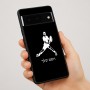 כיסוי בעיצוב אישי עם השם שלך לדגם - Google Pixel 7 Pro 5G בעיצוב שחקן טניס