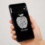 כיסוי בעיצוב אישי עם השם שלך לדגם - Google Pixel 7 Pro 5G בעיצוב הדפס תפוח