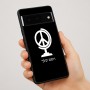 כיסוי בעיצוב אישי עם השם שלך לדגם - Google Pixel 7 Pro 5G בעיצוב גלובוסי שלום