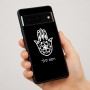 כיסוי בעיצוב אישי עם השם שלך לדגם - Google Pixel 7 Pro 5G בעיצוב חמסה - קבלה