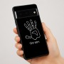כיסוי בעיצוב אישי עם השם שלך לדגם - Google Pixel 7 Pro 5G בעיצוב יד