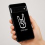 כיסוי בעיצוב אישי עם השם שלך לדגם - Google Pixel 7 Pro 5G בעיצוב יד סלע