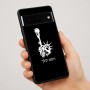כיסוי בעיצוב אישי עם השם שלך לדגם - Google Pixel 7 Pro 5G בעיצוב פסל החירות