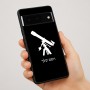 כיסוי בעיצוב אישי עם השם שלך לדגם - Google Pixel 7 Pro 5G בעיצוב טלסקופ