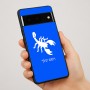 כיסוי בעיצוב אישי עם השם שלך לדגם - Google Pixel 7 Pro 5G בעיצוב עקרב