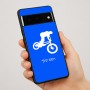 כיסוי בעיצוב אישי עם השם שלך לדגם - Google Pixel 7 Pro 5G בעיצוב רוכב אופניים