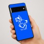כיסוי בעיצוב אישי עם השם שלך לדגם - Google Pixel 7 Pro 5G בעיצוב רוכב סוסים 2