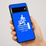 כיסוי בעיצוב אישי עם השם שלך לדגם - Google Pixel 7 Pro 5G בעיצוב רוכב סוסים