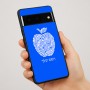 כיסוי בעיצוב אישי עם השם שלך לדגם - Google Pixel 7 Pro 5G בעיצוב הדפס תפוח