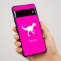 כיסוי בעיצוב אישי עם השם שלך לדגם - Google Pixel 7 Pro 5G בעיצוב דינוזאור
