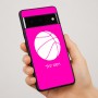 כיסוי בעיצוב אישי עם השם שלך לדגם - Google Pixel 7 Pro 5G בעיצוב כדורסל