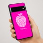 כיסוי בעיצוב אישי עם השם שלך לדגם - Google Pixel 7 Pro 5G בעיצוב הדפס תפוח