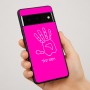 כיסוי בעיצוב אישי עם השם שלך לדגם - Google Pixel 7 Pro 5G בעיצוב יד