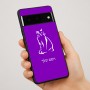 כיסוי בעיצוב אישי עם השם שלך לדגם - Google Pixel 7 Pro 5G בעיצוב חתול