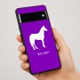 כיסוי בעיצוב אישי עם השם שלך לדגם - Google Pixel 7 Pro 5G בעיצוב סוס