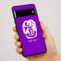 כיסוי בעיצוב אישי עם השם שלך לדגם - Google Pixel 7 Pro 5G בעיצוב אנג'ל מוזיקלי