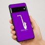 כיסוי בעיצוב אישי עם השם שלך לדגם - Google Pixel 7 Pro 5G בעיצוב סקסופון