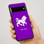 כיסוי בעיצוב אישי עם השם שלך לדגם - Google Pixel 7 Pro 5G בעיצוב מזלות - אריה