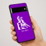 כיסוי בעיצוב אישי עם השם שלך לדגם - Google Pixel 7 Pro 5G בעיצוב קאוגירל