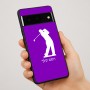 כיסוי בעיצוב אישי עם השם שלך לדגם - Google Pixel 7 Pro 5G בעיצוב שחקן גולף